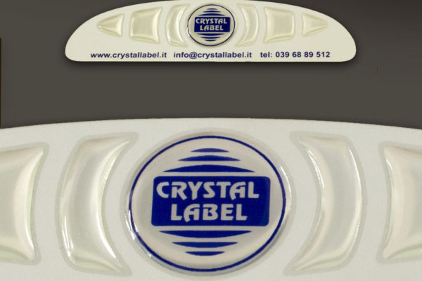 etichetta resinata Crystal Label